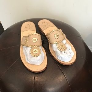 Jack Rogers  Classic  Gold Sandals